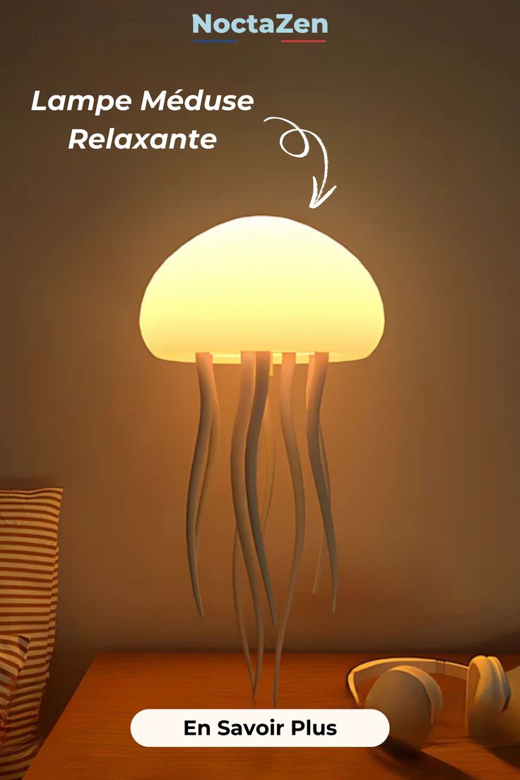 Jellyfish Lamp – RGB Rechargeable Night Light