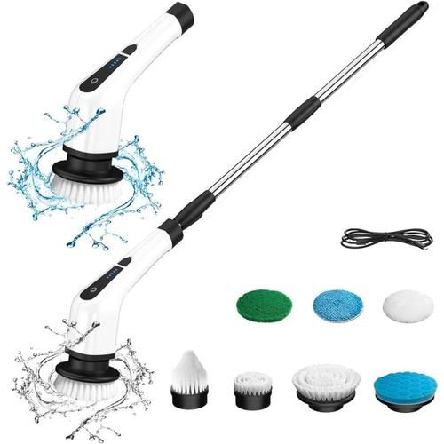 Electric Spin Scrubber for Bathroom, Tile & Floor Cleaning