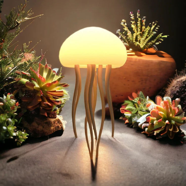 Jellyfish Lamp – RGB Rechargeable Night Light