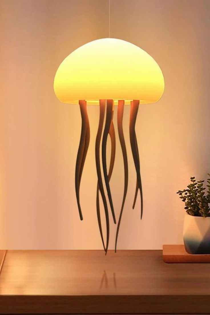 Jellyfish Lamp – RGB Rechargeable Night Light
