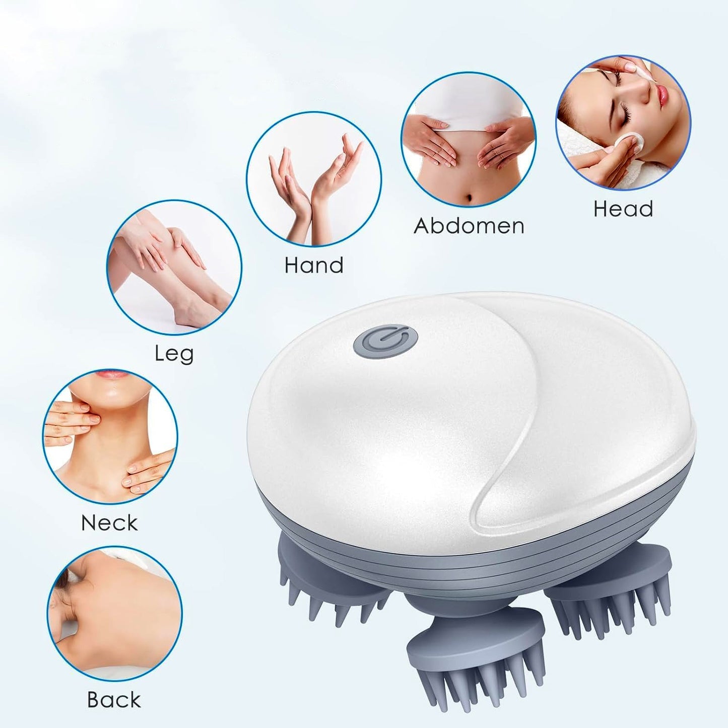 Rechargeable Waterproof Scalp Massager™ – Relax, Refresh & Rejuvenate