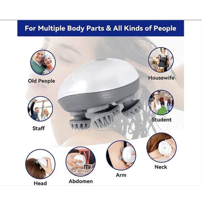 Rechargeable Waterproof Scalp Massager™ – Relax, Refresh & Rejuvenate