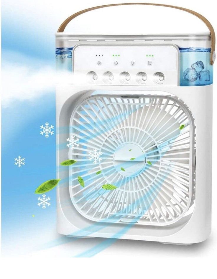 Portable Mini Air Cooler with Mist – Instant Cooling Anywhere